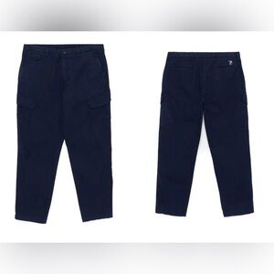 Paul Smith Mens Zebra Motif Cargo Trouser Pants Size 38 Blue NWT $348